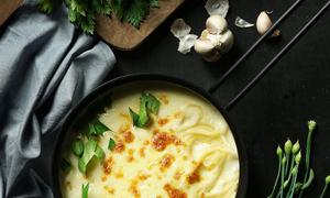 Garlicky Cheese Pasta Bake Recipe | Rustle Up