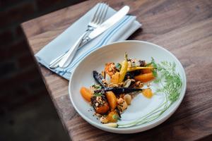 Garlicky &amp; Citrusy Roasted Winter Veg Recipe | Rustle Up