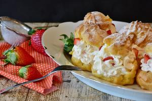 Strawberry Cream Puffs Recipe | Rustle Up