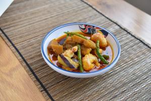 Spicy Aubergine & Shrimp Curry Recipe | Rustle Up