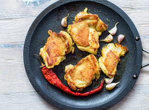 Crispy Chilli Garlic Chicken Thighs Recipe | Rustle Up