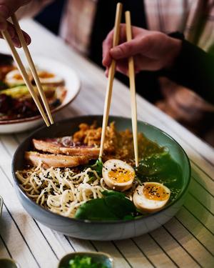 Pork & Pok Choy Ramen Recipe | Rustle Up