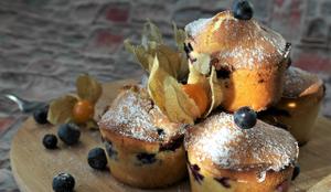 Physalis & Blueberry Muffins Recipe | Rustle Up