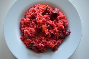 Beetroot & Carrot Risotto Recipe | Rustle Up