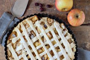 Apple & Cranberry Pie Recipe | Rustle Up