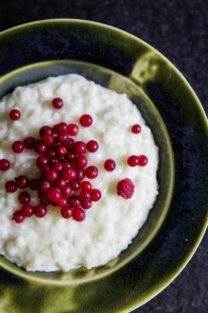 Creamy Rice Pudding with Red Currants Recipe | Rustle Up