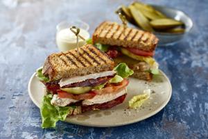 Grilled Chicken & Bacon Sandwich Recipe | Rustle Up