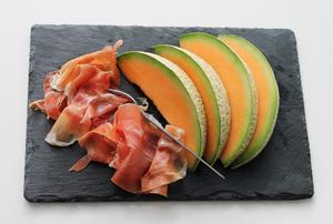 Cantaloupe Melon and Cured Ham Canapés Recipe | Rustle Up