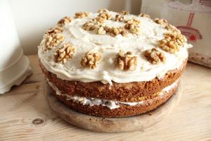 Coffee and Walnut Cake Recipe | Rustle Up