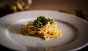 Simple Pesto Spaghetti Recipe | Rustle Up