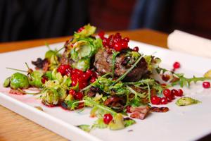 Moose Burger with Winter Salad Recipe | Rustle Up