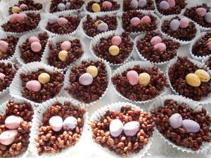 Chocolate Rice Krispies Cake Nests Recipe | Rustle Up
