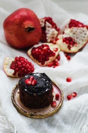 Dark Chocolate & Pomegranate Pudding Recipe | Rustle Up