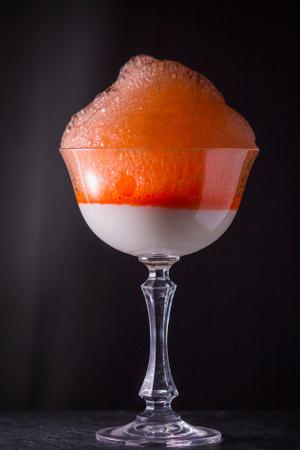 Disaronno Velvet Cocktail with Zesty Aperol Foam Recipe | Rustle Up