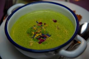 Chard Gazpacho with Fresh Parsley Recipe | Rustle Up