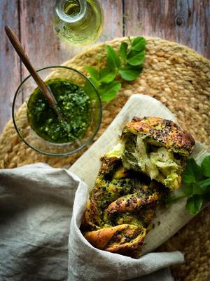 Wild Garlic Pesto Pastry Twists Recipe | Rustle Up