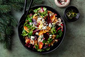 Winter Salad with Blue Cheese & Citrus Recipe | Rustle Up