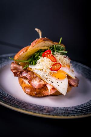 Bacon & Egg Breakfast Bun Recipe | Rustle Up