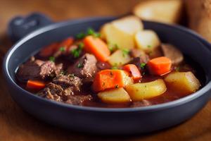 Classic Beef Stew With Carrots and Potatoes Recipe | Rustle Up