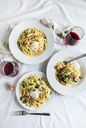Parma Ham & Mozzarella Spaghetti Recipe | Rustle Up