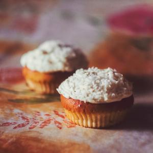 Sweet Brioche Cupcakes with Coconut Icing Recipe | Rustle Up