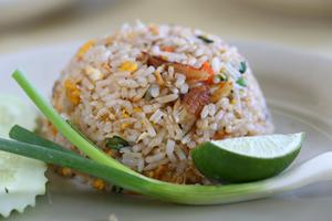 Egg Fried Rice with Crispy Chicken Recipe | Rustle Up