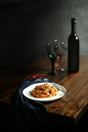 Spicy Beef and Tomato Spaghetti Recipe | Rustle Up