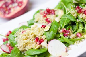 Spinach & Quinoa Salad Recipe | Rustle Up